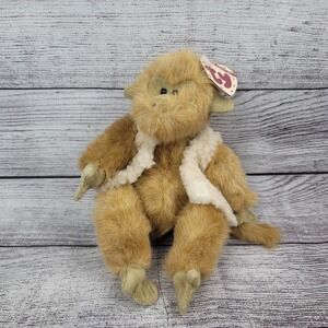 1993 Ty Attic Treasures - Ty Collectibles - MORGAN, Brown Monkey - w/Tags
